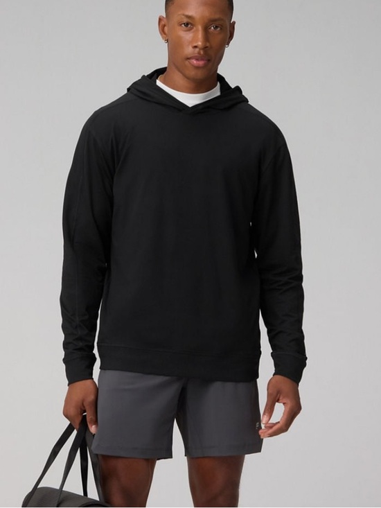Fabletics Other - Fabletics Men's Black Cloud Jersey Hoodie NWT Size L
